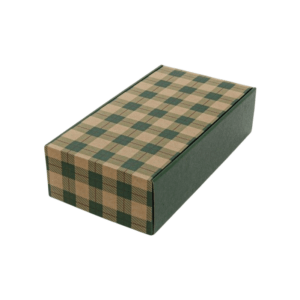 Caja Tartan para Botellas