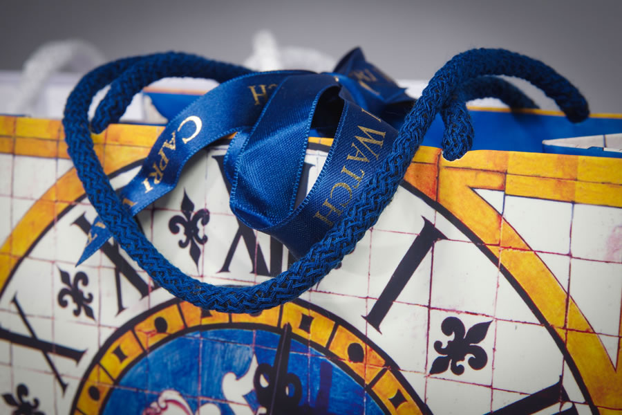 Bolsas de papel con asa de cordón