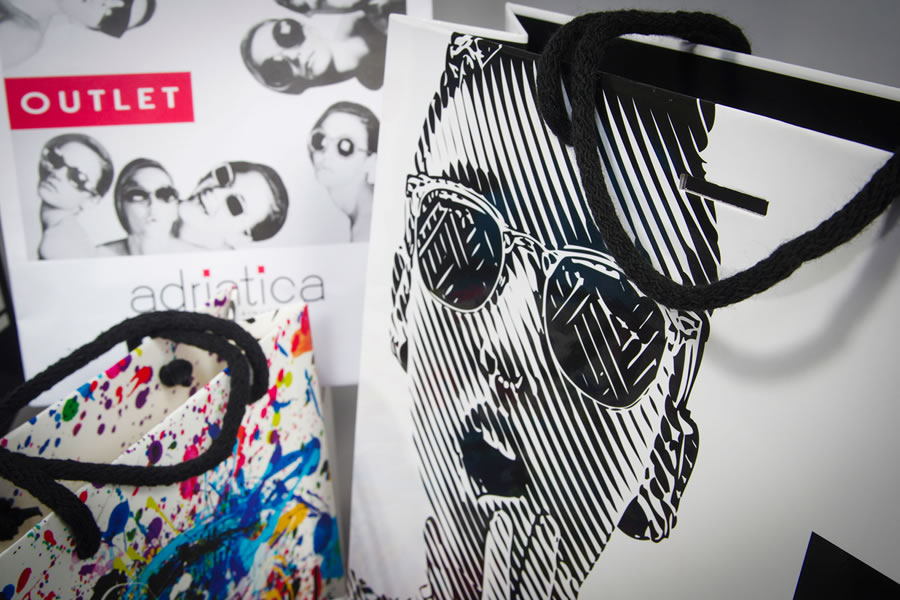 Bolsas de papel con asa de cordón