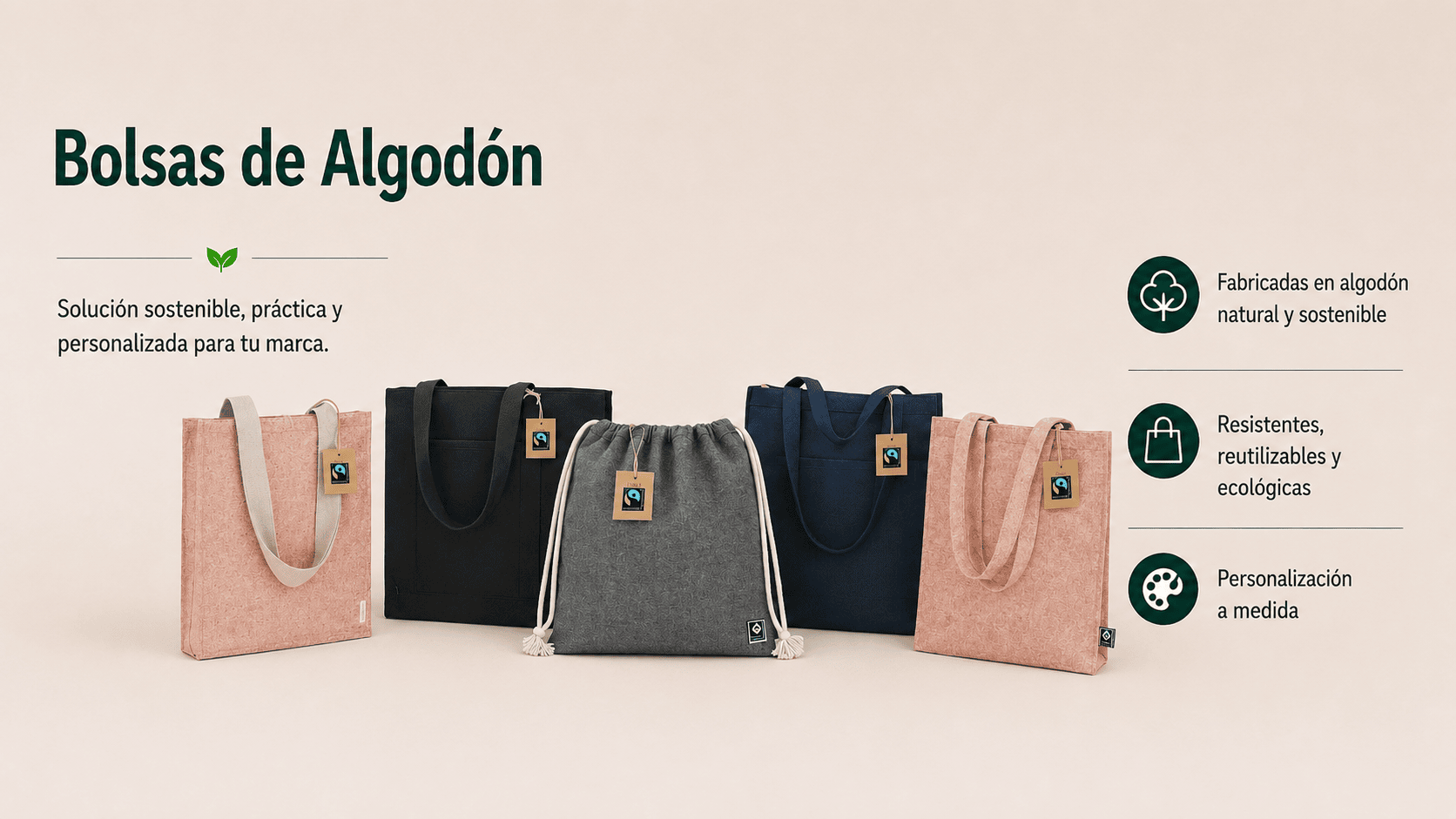 Lee más sobre el artículo Bolsas de Algodón: Una Herramienta de Marketing Duradera y Sostenible para tu Negocio