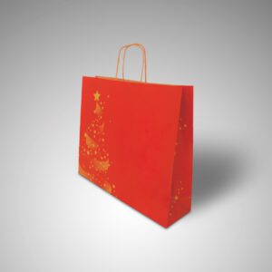 Bolsa Modelo Christmas Shiny Roja