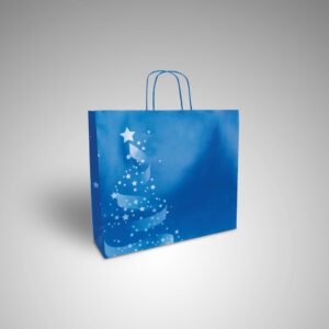 Bolsa Modelo Christmas Shiny Azul