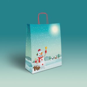 Bolsa Modelo Christmas Snowman